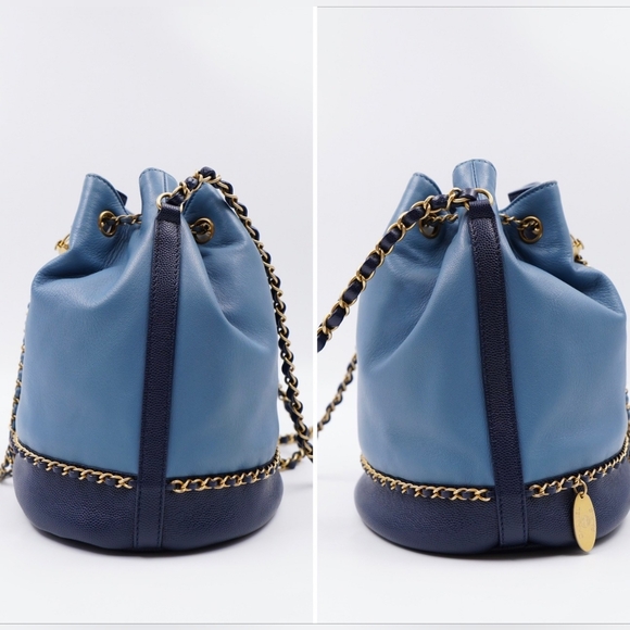 ❌️❌️SOLD ❌️❌️AT38❤️Chanel CC Lovely Chain Bucket Bag - Picture 8 of 16